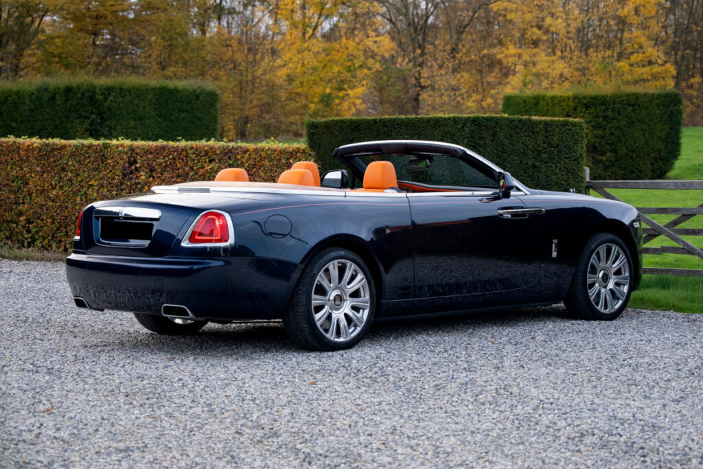 Rolls Royce Dawn Rear Blue
