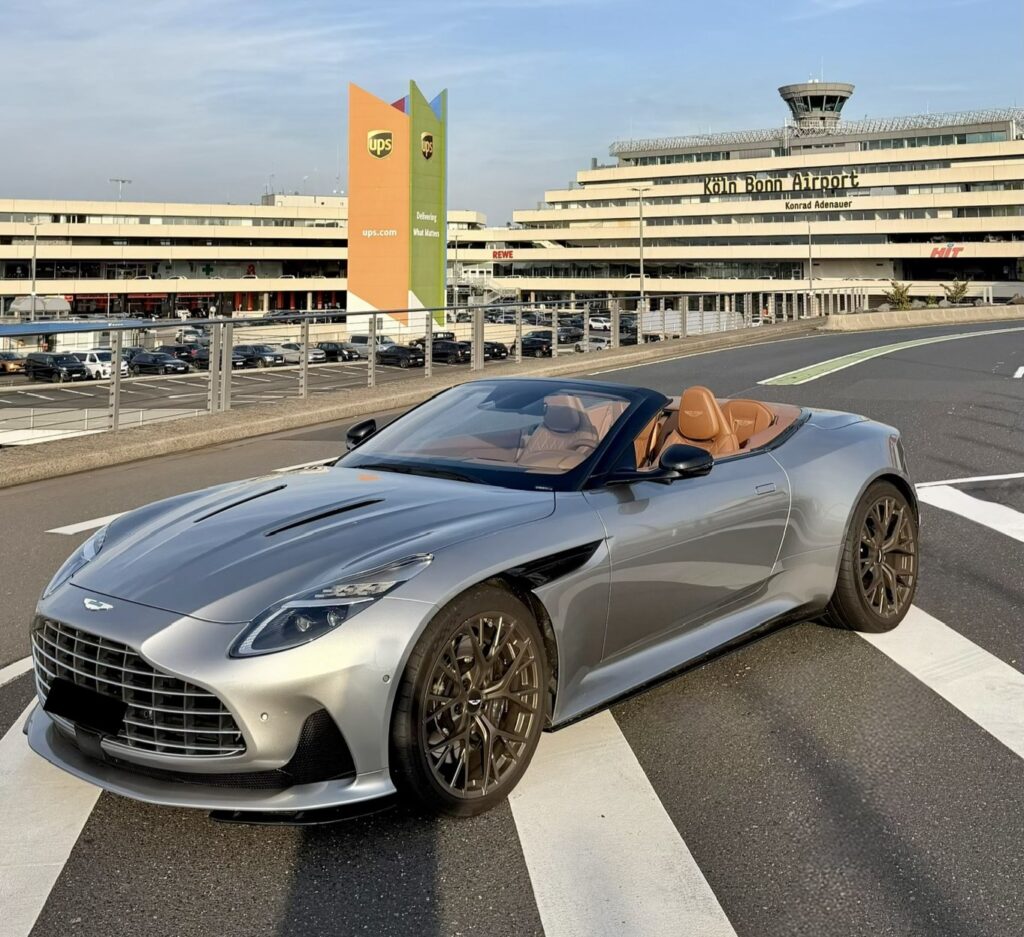 Aston Martin DB12 Volante Airport Front