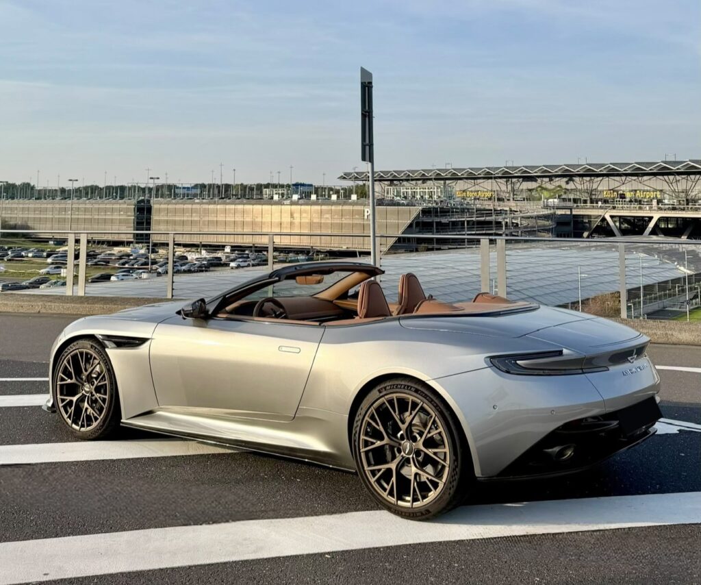 Aston Martin DB12 Volante Airport Rear