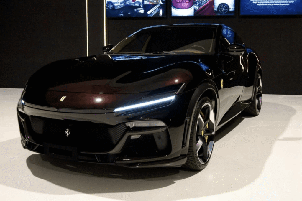 Ferrari Purosangue Black Front