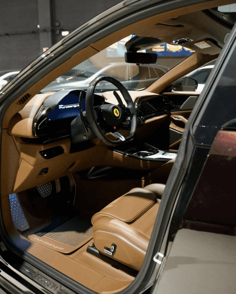 Ferrari Purosangue Black Interior