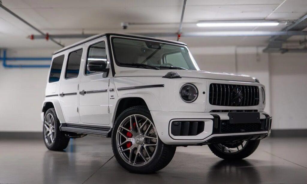 Mercedes-AMG G63 White 2026 Front 2
