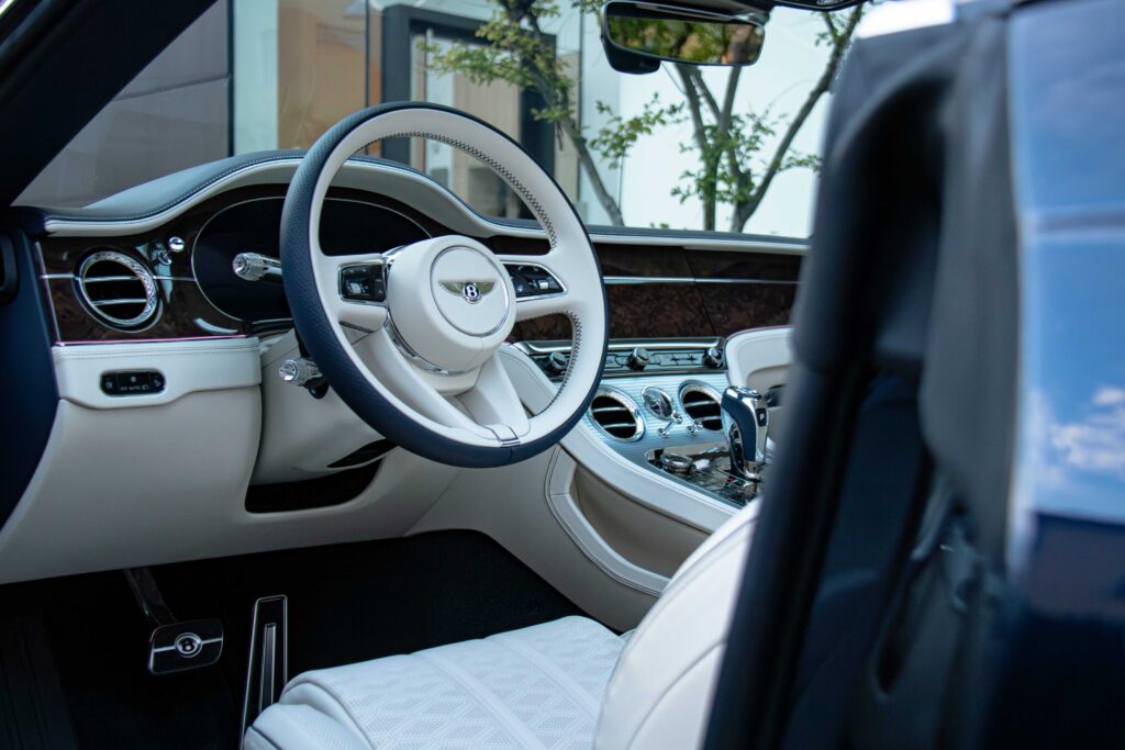 Bentley GTC Speed Blue Interior 3