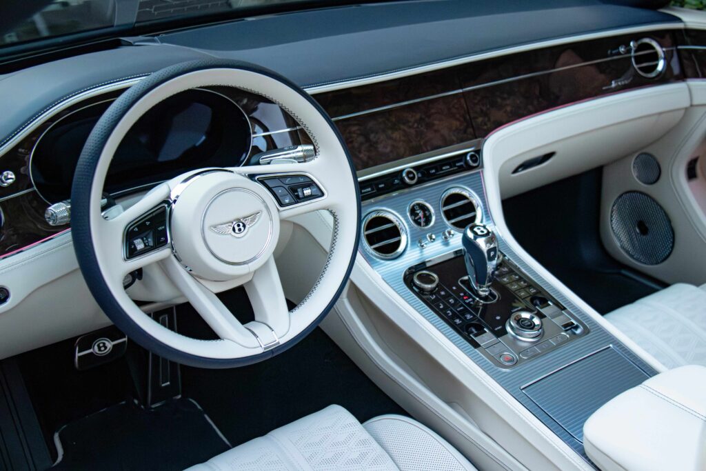 Bentley GTC Speed Blue Interior 4