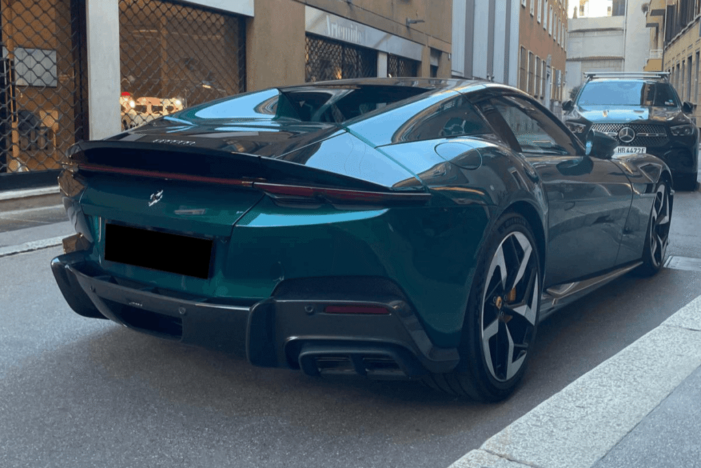 Ferrari 12Cilindri Spider Green Rear 2
