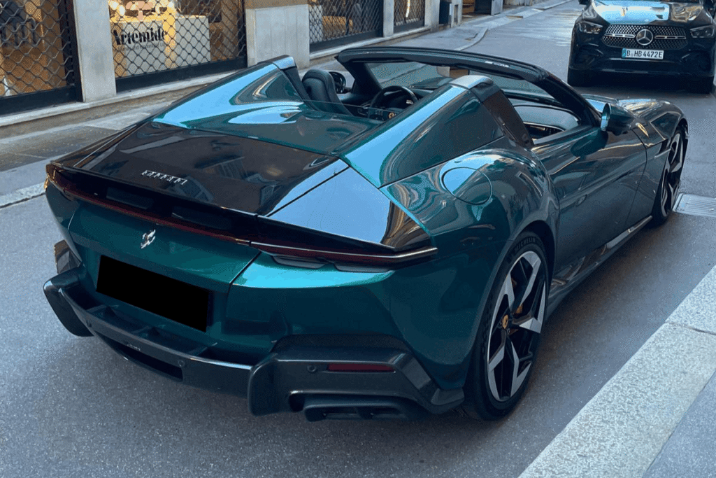 Ferrari 12Cilindri Spider Green Rear 6